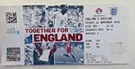 England v Scotland: Match Ticket Stub: 11/11/2016 at Wembley Stadium