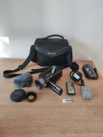 SONY HANDYCAM HDR-SR8E FHD/HDD 100GB Camcorder with microphone/wide lens TESTED