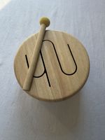 PlanToys Solid Wood Drum 6404 Wooden Musical Toy Montessori Eco Friendly Toddler