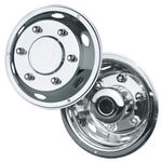 1 x 4 17.5" Leyland DAF extra deep deluxe wheel liners trims hub caps 