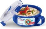 Sistema Microwave Breakfast Bowl | round Microwave Container with Lid | 850 Ml |