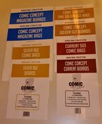 VARIOUS COMIC CONCEPT BAGS AND BOARDS CURRENT SILVER GOLDEN MAGAZINE YOU CHOOSE