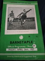VINTAGE BIDEFORD V BARNSTAPLE WESTWARD CUP SEMI FINAL REPLAY 26TH APRIL 1957