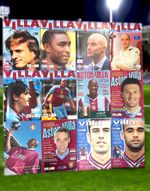 12 x Aston Villa Programmes 2000-03 Various