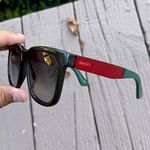 Gucci GG 1731/S Square Sunglasses Black Plastic Frame Gray Lens 145mm