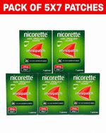 Pack Of 5 Nicorette Invisi 25mg  7 Patches Step 1