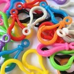 Plastic Key Rings, ten colours  **EN71-3:2019 Certified**