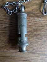 Salford Police Whistle & Full Original Chain - J. Hudson & Co - Diaphragm