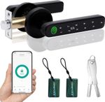 Smart Fingerprint Door Lock, Biometric Keyless Entry Door Lock with APP - Cards