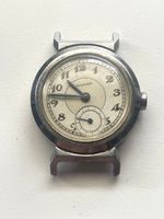 1940s Movado Acvatic Watch Sub Seconds Scarab Case for Repair