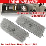 Pair Tailgate Rear Reverse Backup Light Lens L+R For Range Rover L322 2003-2012
