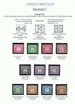 KGV  1924-31 Postage Dues D9 - D18 – mounted mint
