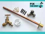 Professional THRU WALL Outside Garden Tap Kit meets Water Regulations GT7  DIY