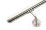 Handrail Stair Rail - Stainless Steel 304 with Round Brackets and Dome Ends