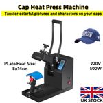 CAP Heat Press Machine 8x14cm Heat Transfer Sublimation Hat Printing Mach Custom
