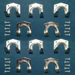 10 Garden Tool U Hook Hooks For Sheds Spades Forks Brooms Double Metal Storage