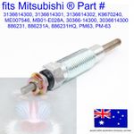 fits Mitsubishi Glow Plug HKT PM-63 PM63 4DR5 3136614300 3136614301 3136614302