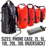 Conwy Kayak Heavy Duty Waterproof Dry Bag 2L 5L 10L 20L Storage Pack Outdoor Red