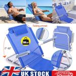 Folding Bed Backrest Adjustable Sit-up Back Rest Disability Eld. Lumbar Support