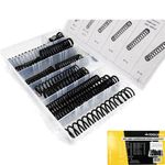 Toolzone 29pc Large Compression Spring Assortment Black Rust Resistant In Case 