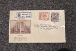 CEYLON SRI LANKA 1949 FDC Independence Day REGISTERED COVER COLOMBO