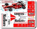 Custom Sticker Set For LEGO 11375 Ferrari F2004 Michael Schumacher