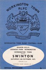 Workington Town v Swinton 1973/4 (6 Oct)