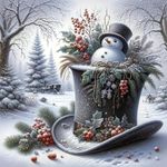 Christmas Night Diamond Painting Kits，5D DIY Diamond Art Kits Full Drill Crystal