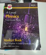 CGP A-Level Physics Student Book AQA Exam Prep Includes Free Online Edition