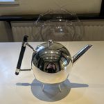 Silver Plated Art Deco Christopher Dresser Style Spherical Shape Large