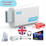 Wii TO HDMI Converter Wii2HDMI with 3.5mm Audio Video Output