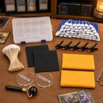 162Pcs Trading Card Cleaning Kit Flattening Repair Tool for Collectors Cards UK