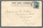 1905 Tasmania Lake Hartz, Hartz Mountains postcard. Strahan - Wallington, Surrey