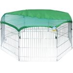 Me & My Pets Sun Net Cover For Medium Outdoor Playpen/Pet Run Shade/Sunshield