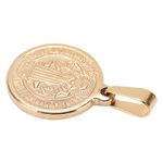 2 Pcs Saint Benedict Pendant Elegant Stainless Steel St Benedict Double Side BL