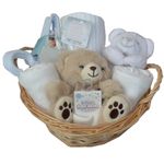 Neutral Unisex Baby Gift Basket / Hamper - Baby Shower / Christening / New Baby