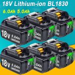 FOR MAKITA 18V 5.0Ah 6.0Ah 9.0Ah LXT LI-ION BATTERY BL1860 BL1850 BL1840 BL1830