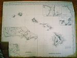 SANDWICH ISLANDS ~ c1860's ~ Imray Blueback Navigation Chart ~ HAWAII