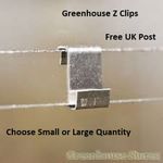 Greenhouse Z Clips Glass  Glazing Clips Glasshouse Overlap Clip - Parts Free P&P