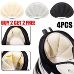 4PCS Back of Heel Cushion Inserts Mesh Heel Grips Pads for Boots Loose Shoes