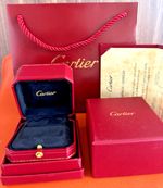 Cartier Packaging Box Set For Love Ring or Earring, Gift Bag Included & Card