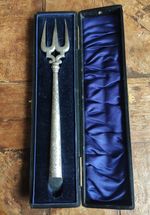 Silver Antique ADIE & LOVEKIN LTD Hallmarked Silver Fork 1902 Birmingham 44.8g
