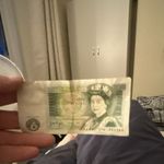 England £1 Note 1978 Elizabeth II O'Brien Type Circulated Banknote