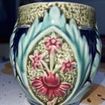 Vintage art nouveau Tobacco Snuff Jar Made In Lille France VGC 12.5 Cm High