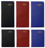 2027 DIARY POCKET / SLIM SLIMLINE WEEK TO VIEW METAL EDGE SOF PVC COVER DIARY