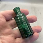 NICE VICTORIAN / EDWARDIAN POISON / MEDICINE BOTTLE EMBOSSED NOT TO BE TAKEN