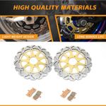 For Suzuki GSX1400 2001-2008 GSX1300 R Hayabusa 1999-2007 Front Brake Discs Pads