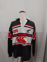 90s All Blacks Rugby Training Steinlager Jersey Size Small