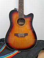 Pasadena 12 String Electro Accoustic Guitar And Case