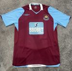 West Ham United Umbro 2008/09 Home Football Shirt Adults, Size Medium